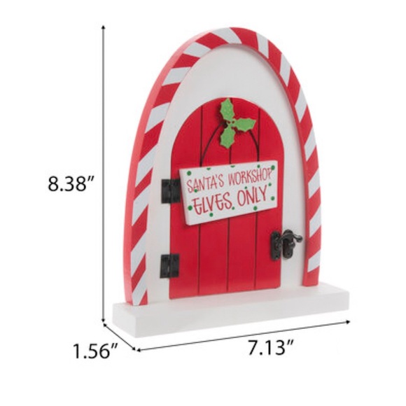 Hobby Lobby Holiday Santas Elves Only Decorative Door